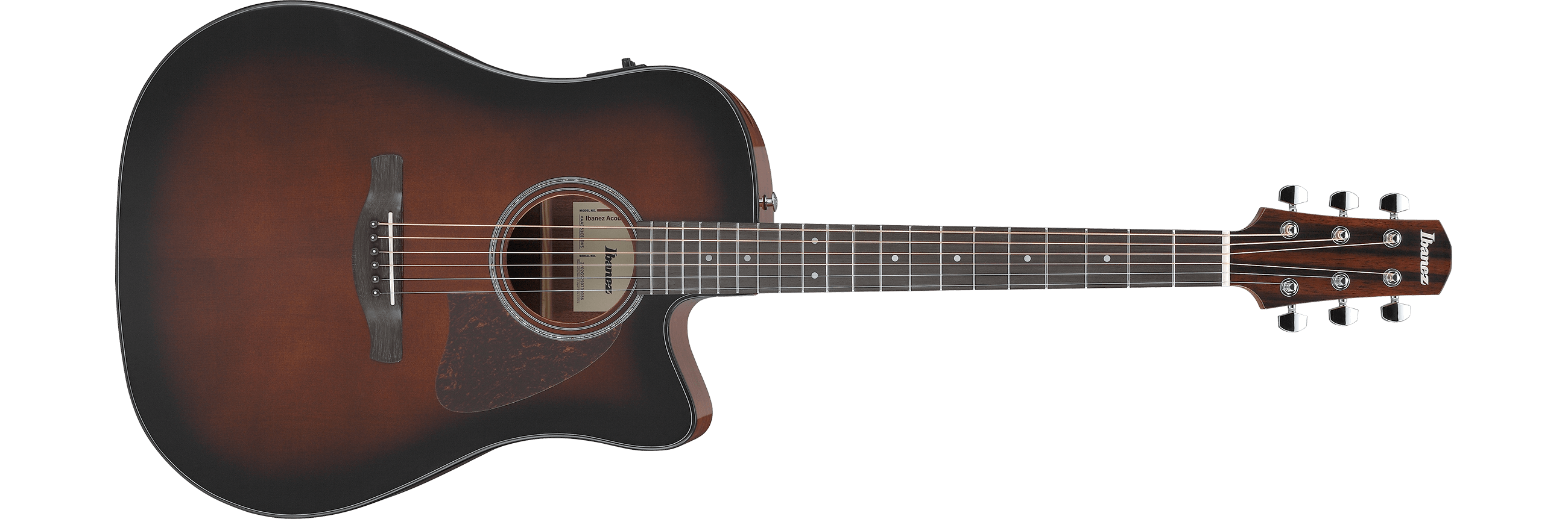 Ibanez AAD51CE Advanced Acoustic Acoustic-Electric Guitar (Dark Violin Sunburst)