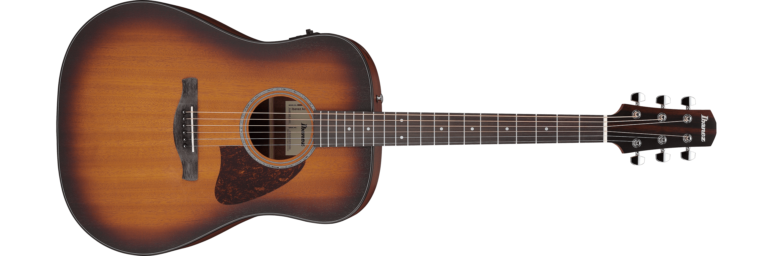 Ibanez AAD54E Advanced Acoustic-Electric Guitar - Open Pore Mahogany Sunburst