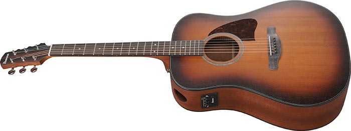 Ibanez AAD54E Advanced Acoustic-Electric Guitar - Open Pore Mahogany Sunburst