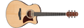 Ibanez AAM50CE Advanced Auditorium Acoustic-Electric Guitar - Open Pore Natural