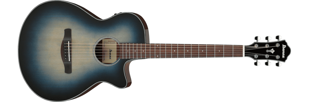 Ibanez AEG50 Acoustic-Electric Guitar - Indigo Blue Burst High Gloss