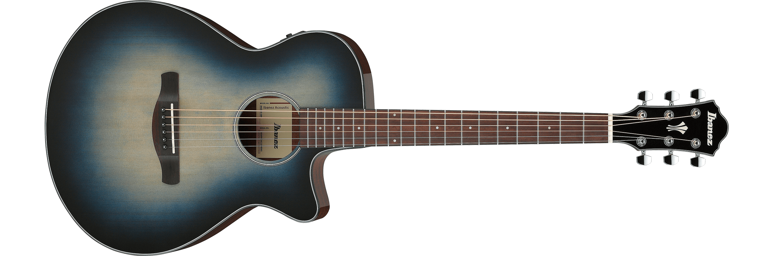 Ibanez AEG50 Acoustic-Electric Guitar - Indigo Blue Burst High Gloss