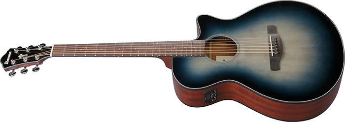 Ibanez AEG50 Acoustic-Electric Guitar - Indigo Blue Burst High Gloss