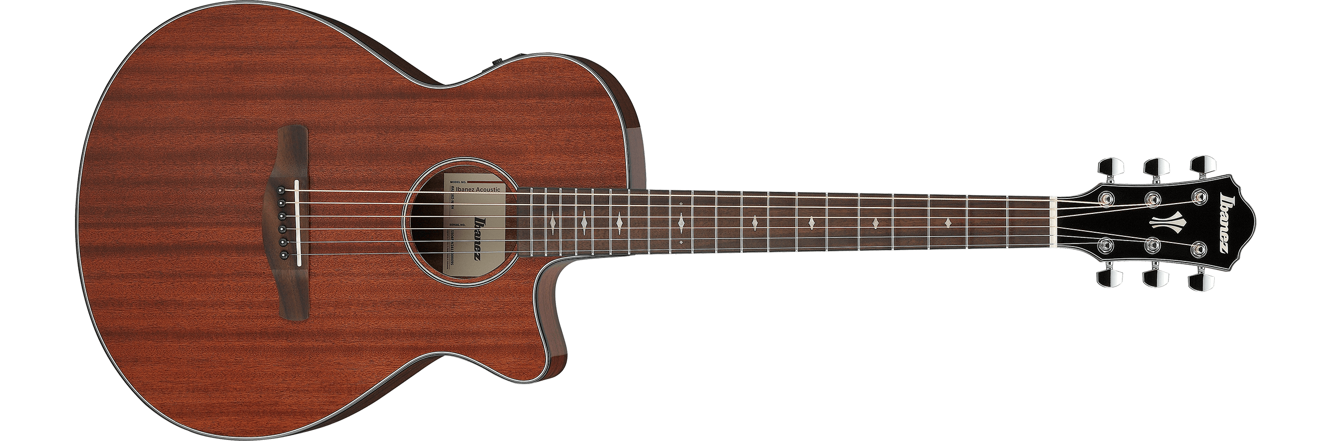 Ibanez AEG62 Acoustic-Electric Guitar - Natural Mahogany High Gloss