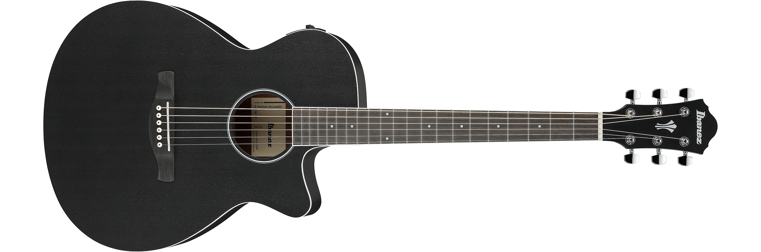 Ibanez AEG7MH Acoustic-Electric Guitar - Weathered Black