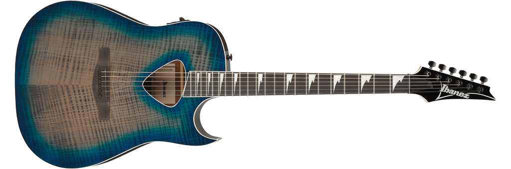 Ibanez Altstar ALT50FA Acoustic-Electric Guitar - Blue Doom Burst High Gloss