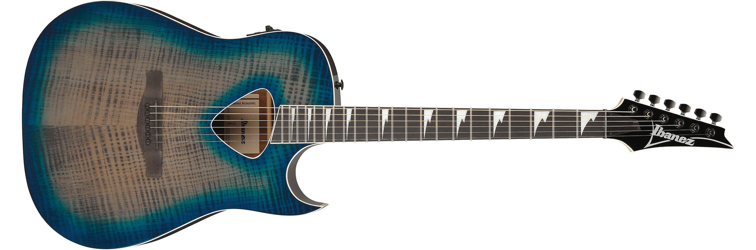 Ibanez Altstar ALT50FA Acoustic-Electric Guitar - Blue Doom Burst High Gloss