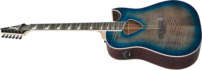 Ibanez Altstar ALT50FA Acoustic-Electric Guitar - Blue Doom Burst High Gloss