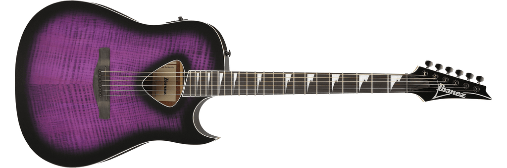 Ibanez Altstar ALT50FA Acoustic-Electric Guitar - Transparent Violet Sunburst