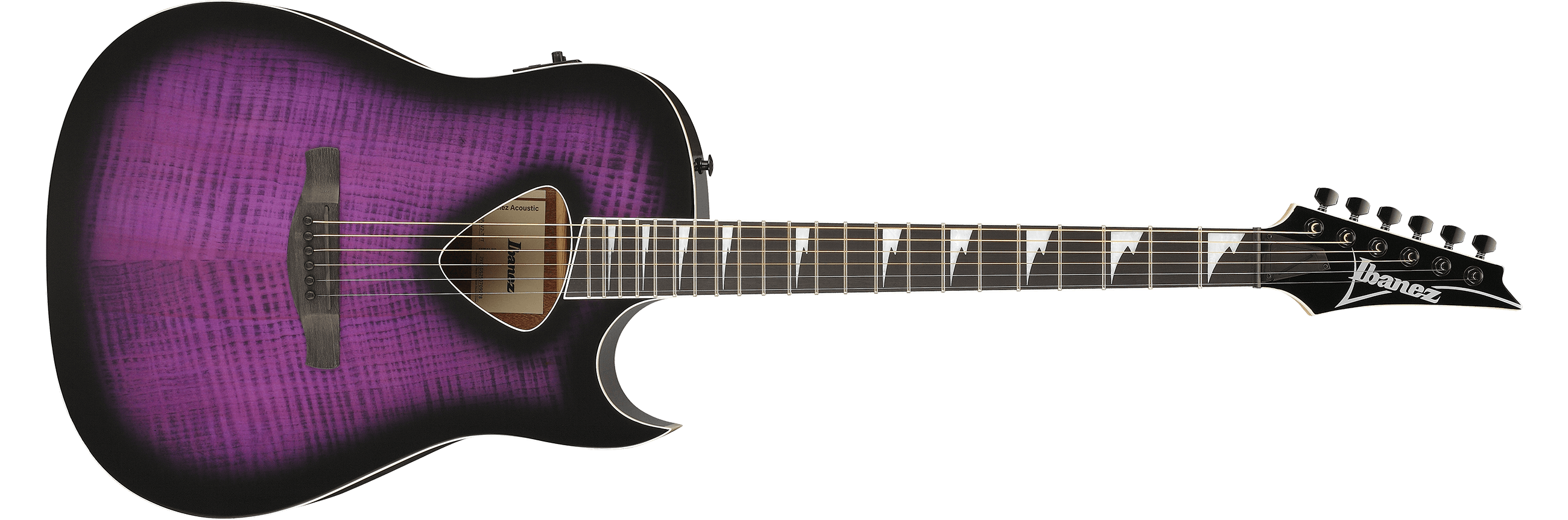 Ibanez Altstar ALT50FA Acoustic-Electric Guitar - Transparent Violet Sunburst