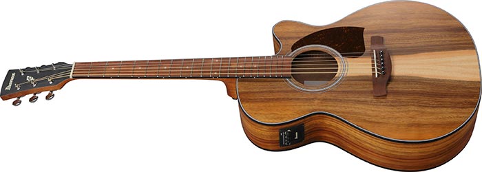 Ibanez PC50WSCE Grand Concert Acoustic-Electric Guitar - Open Pore Brown Sunburst