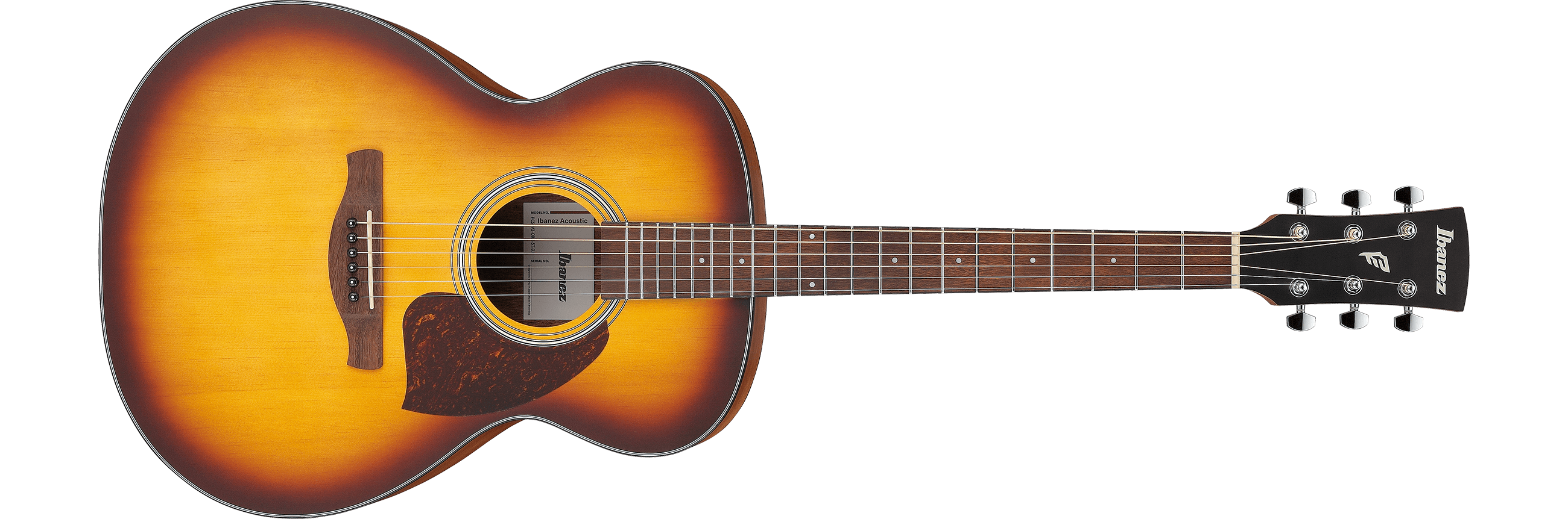 Ibanez PC50 Grand Concert Acoustic Guitar (Open Pore Brown Sunburst)