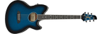 Ibanez Talman TCY10E Acoustic-Electric Guitar - Transparent Blue Sunburst High Gloss
