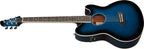 Ibanez Talman TCY10E Acoustic-Electric Guitar - Transparent Blue Sunburst High Gloss