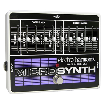 Electro-Harmonix EHX MicroSynth Analog Guitar Micro Synthesizer Pedal