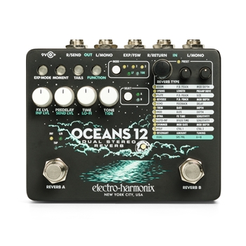 <strong>Electro-Harmonix EHX Oceans 12 Dual Stereo Reverb</strong>